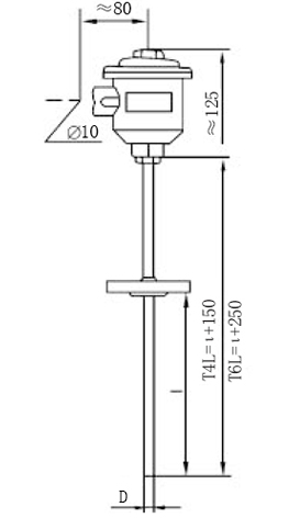 固定法蘭式鎧裝熱電偶型號規格